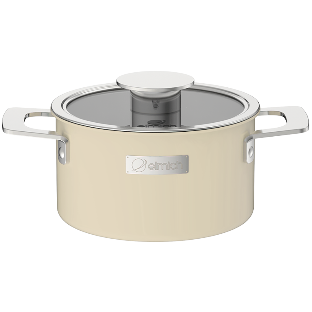 Nồi Inox Liền Khối Elmich Hera - Vàng - 22Cm