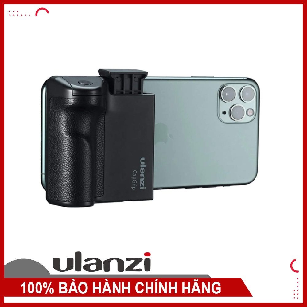 ULANZI CAPGRIP - HÀNG CHÍNH HÃNG - Báng tay cầm tích hợp điều khiển Bluetooth dành cho điện thoại