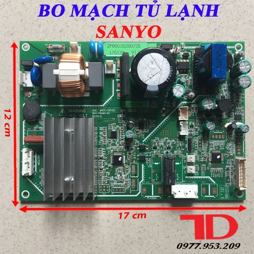 Bo mạch dành cho tủ lạnh SANYO loại  I227BN jack trắng