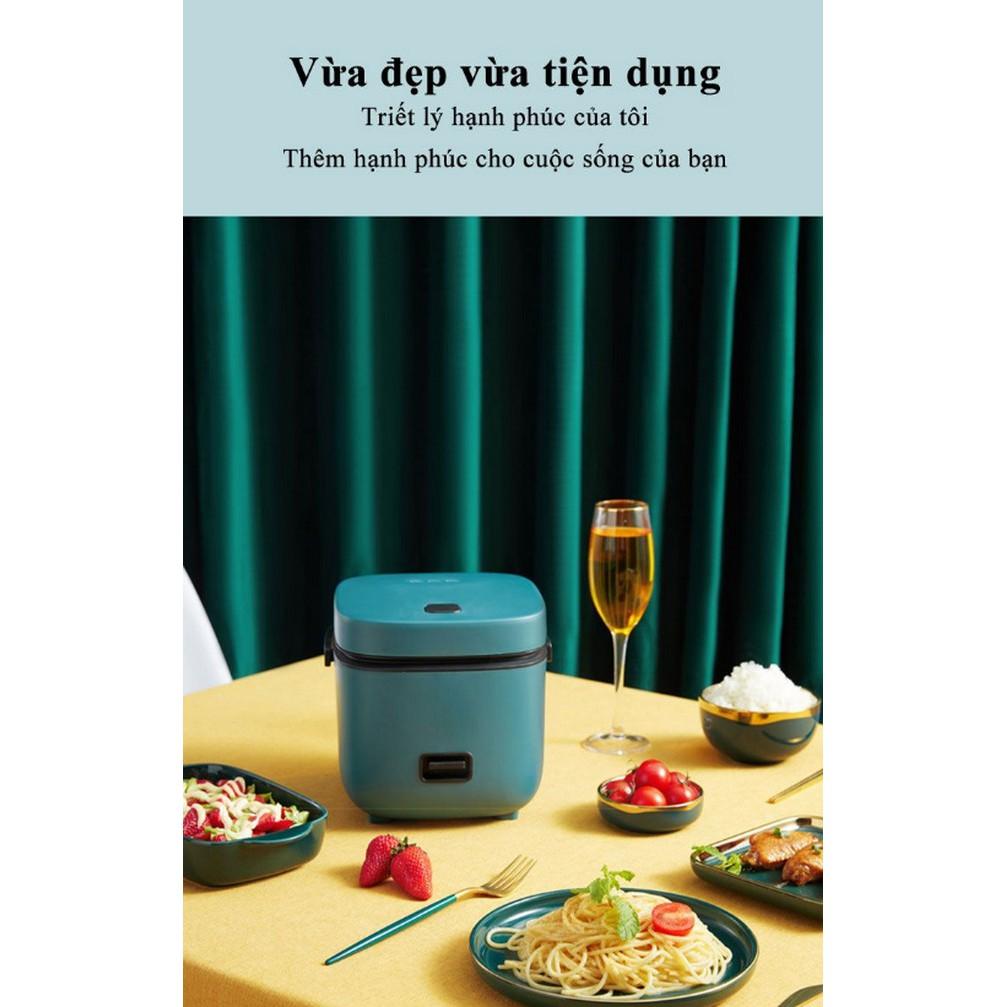NỒI CƠM MINI CHỐNG DÍNH CHO VĂN PHÒNG HOẶC ĐI DU LỊCH RETRO JAPAN