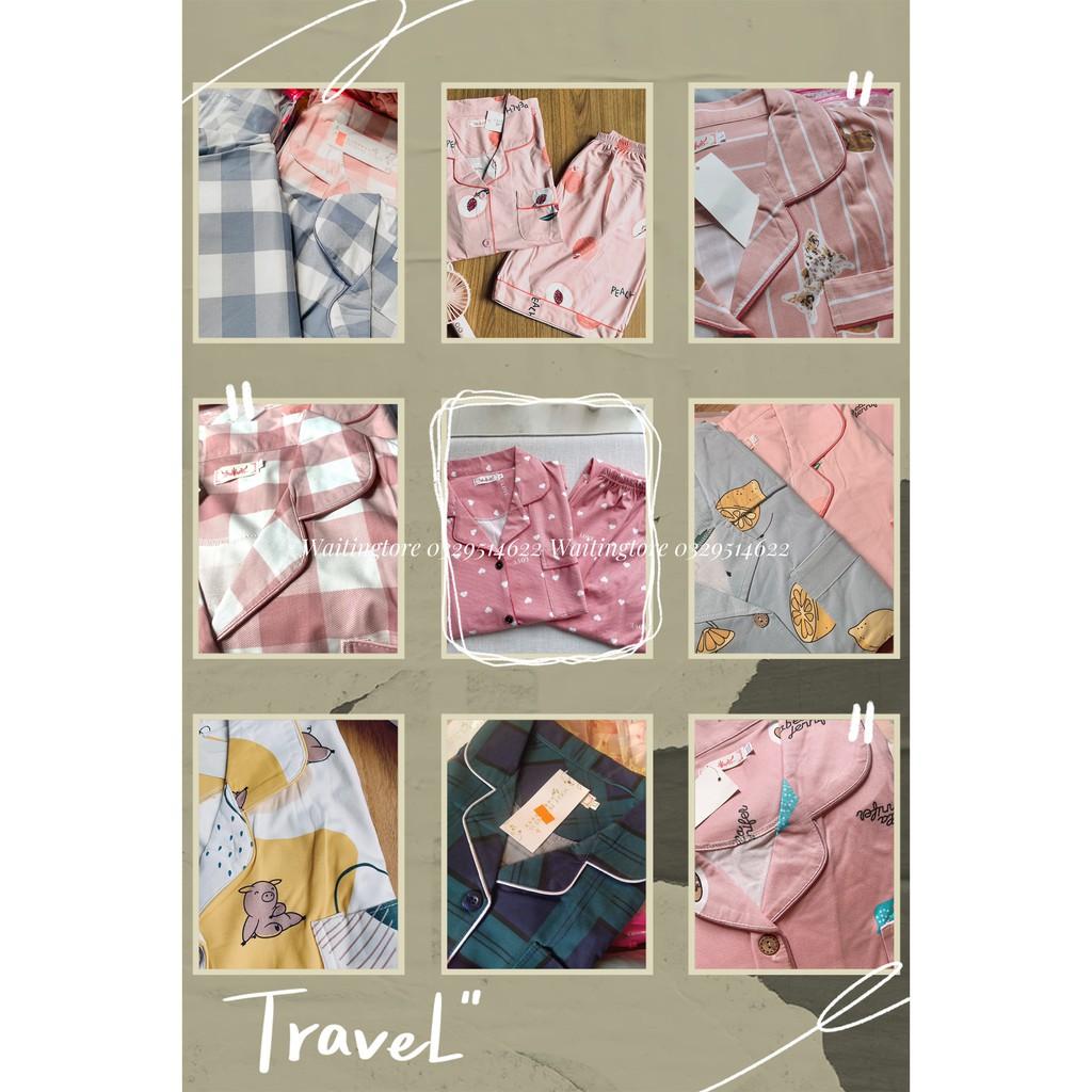 Pijama, Bộ Ngủ Nữ cotton ngắn tay quần dài BNND04