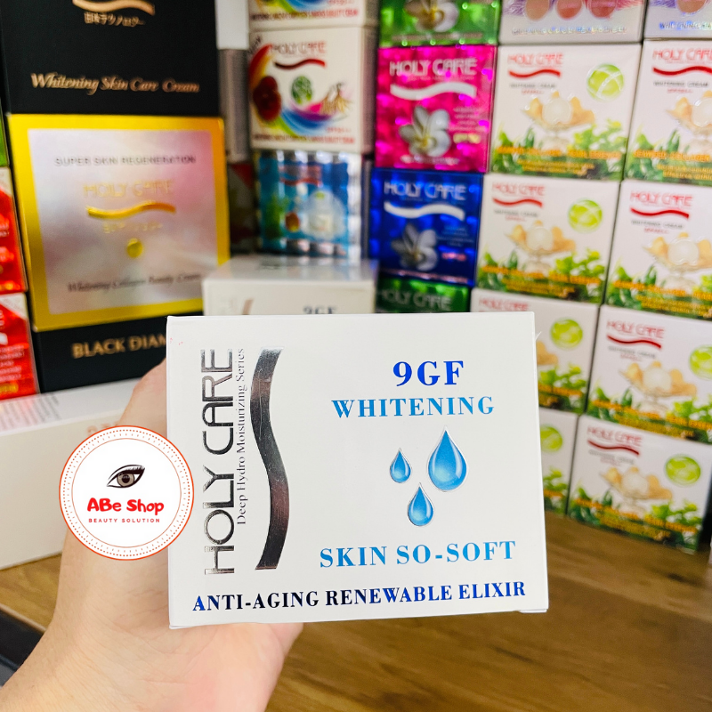 SERUM 9GF HOLY CARE DẠNG VIÊN NANG - WHITENING SKIN SO-SOFT - DƯỠNG TRẮNG - SIÊU MỀM MƯỢT 40viên