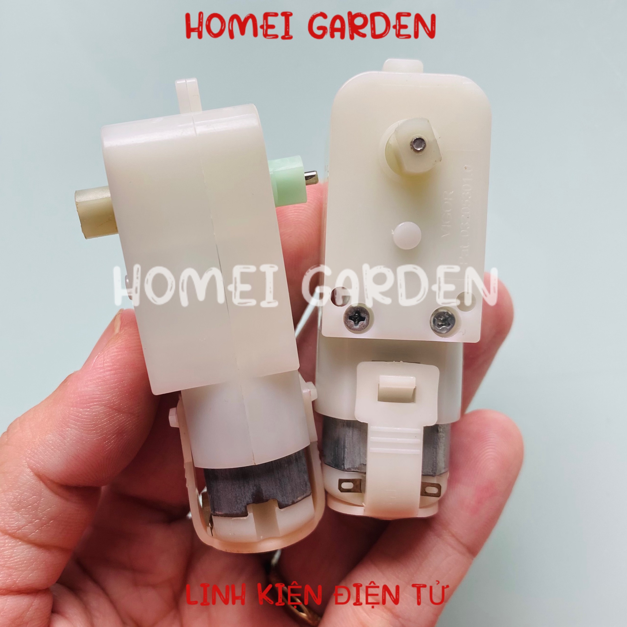 Motor giảm tốc 3V - 6V 17 - 56 vòng/phút lực mạnh chạy êm - HM0185