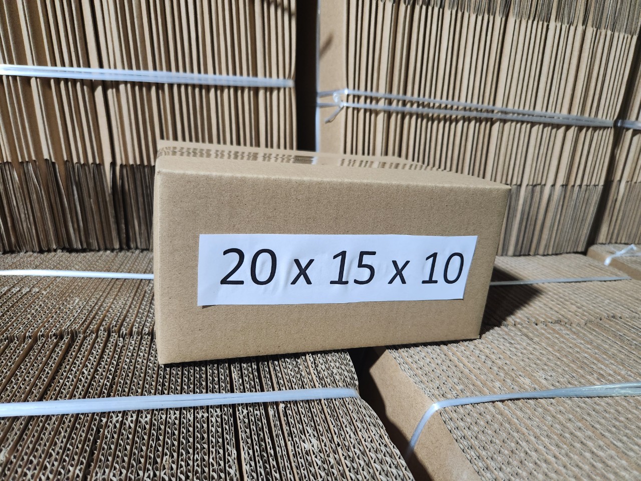 Combo 10 hộp carton 20 x 15 x 10