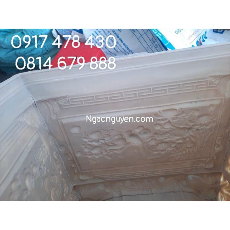 Khuôn đúc chậu cảnh vuông rộng 70 cm cao 65 cm