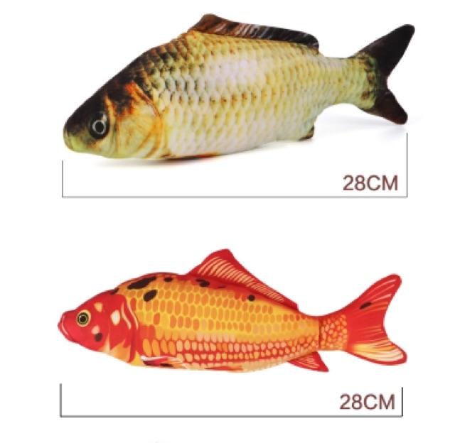 Cá cảm ứng 3D quẫy đuôi cực mạnh kèm pin sạc