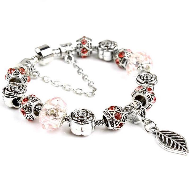 Vòng tay charm chiếc lá