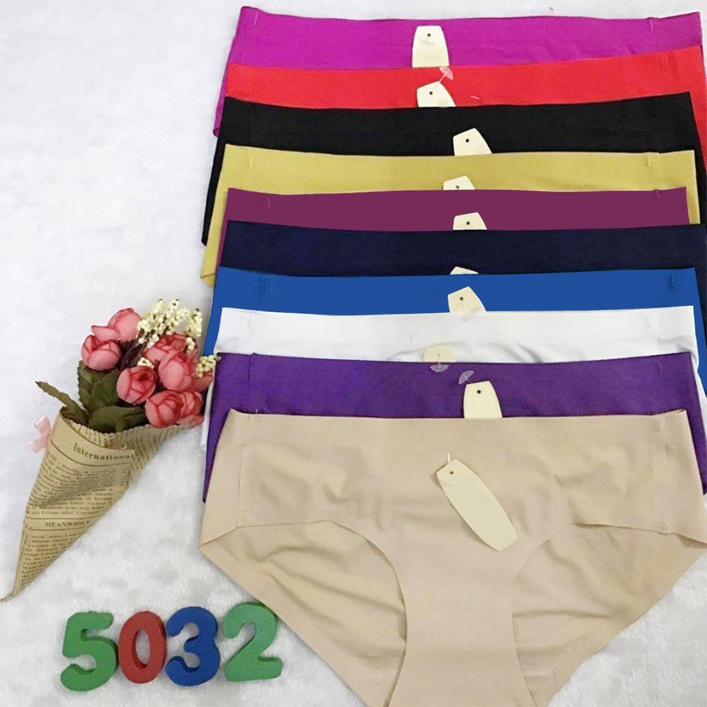 Combo 10 quần lót nữ Su đúc không đường may, hàng đẹp loại tốt, vải thun lạnh, co giãn đàn hồi tốt, không gây khó chịu k