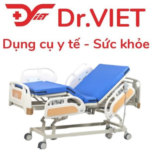 Giường bệnh 5 chức năng GB-35E+đầu giường/ thành giường