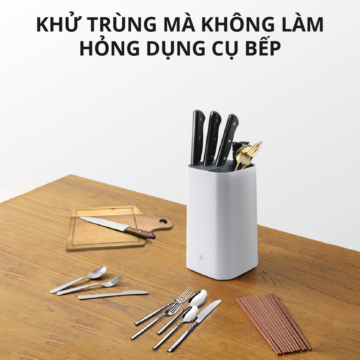 Máy sấy diệt khuẩn muỗng đũa dao kéo Mishio MK379 - Hàng chính hãng