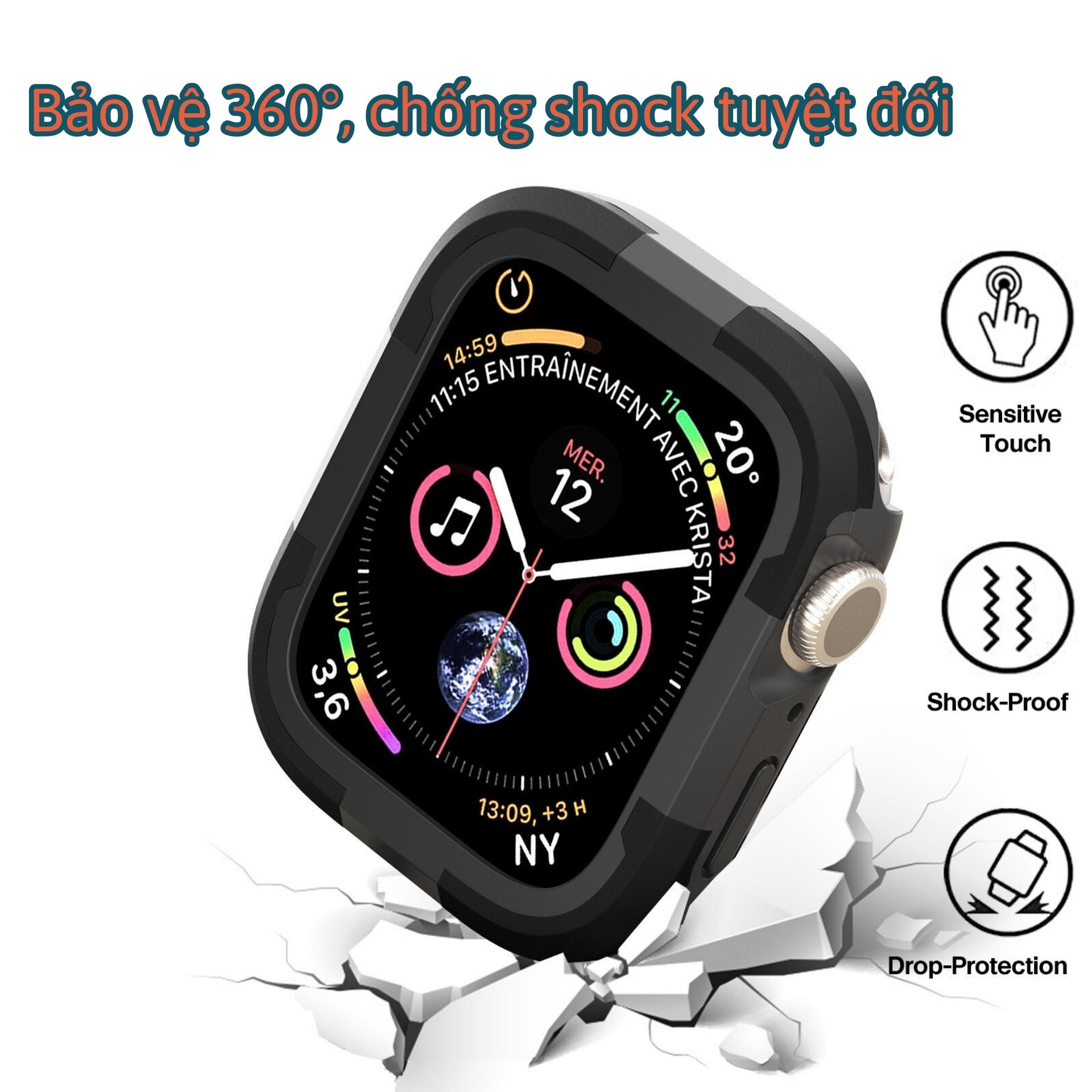 Ốp Case Bảo Vệ Dành Cho Apple Watch Ultra / Apple Watch Series 7 / 8, Kai.N Dual TPUxPC - Hàng Chính Hãng