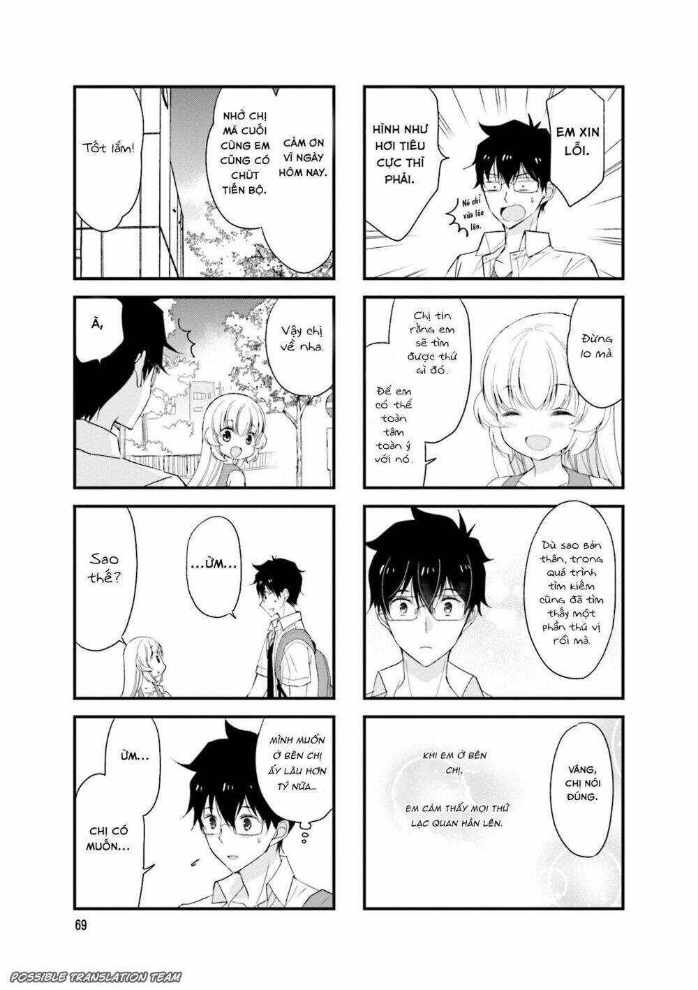 senpai nhỏ nhắn của tôi rất dễ thương chapter 24 9