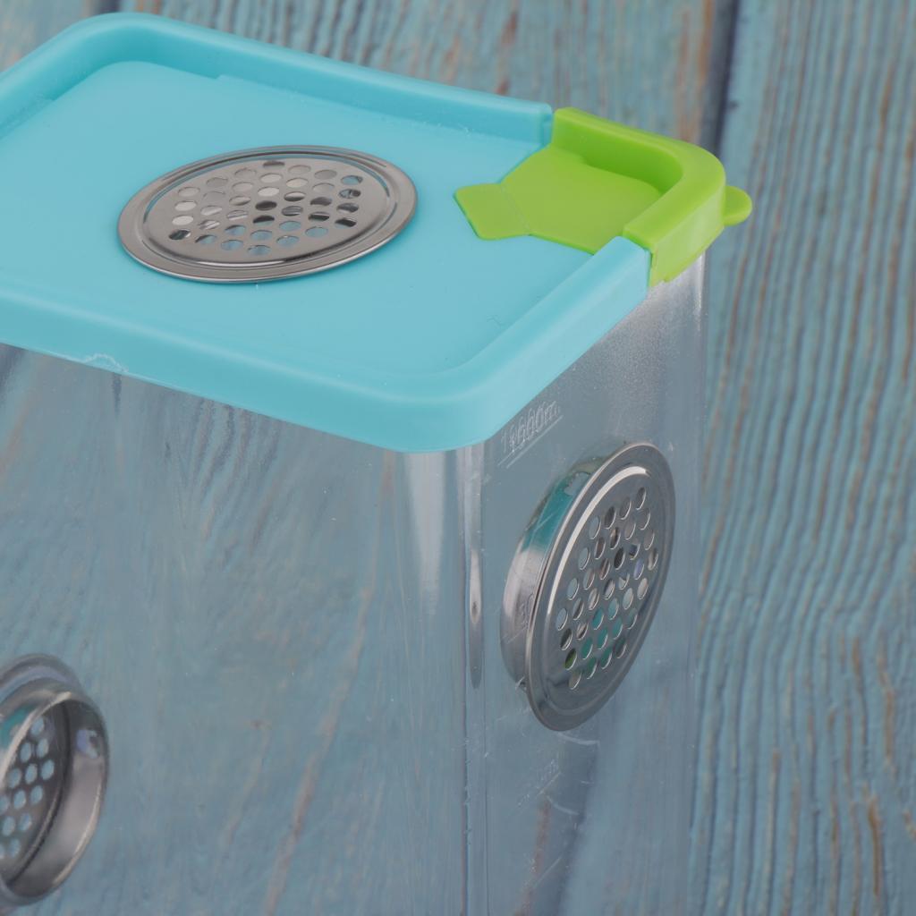 2-Pack Plastic Insect Spider Incubation Box Case Hatching Box Container