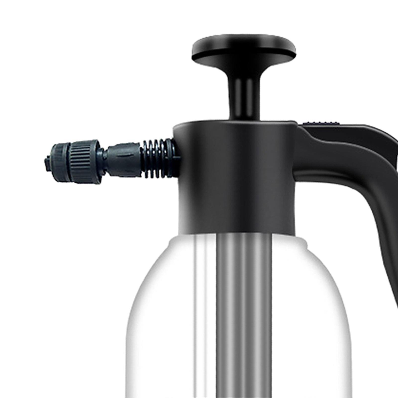 Car Hand Foam Sprayer Adjustable Nozzle 2.0L Portable for Car Window Washing