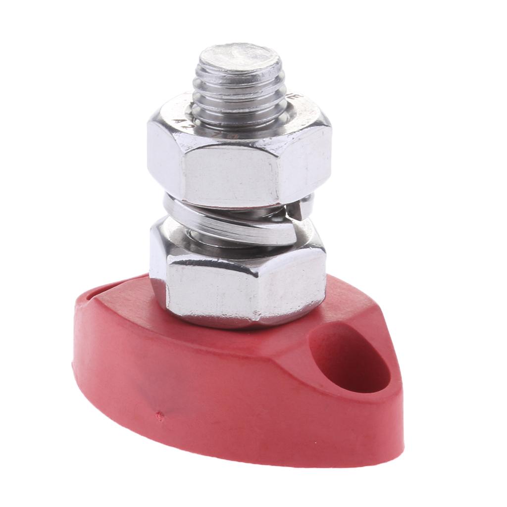 Junction Block Power Post Stainless Steel Insulated Terminal Stud 6mm/8mm