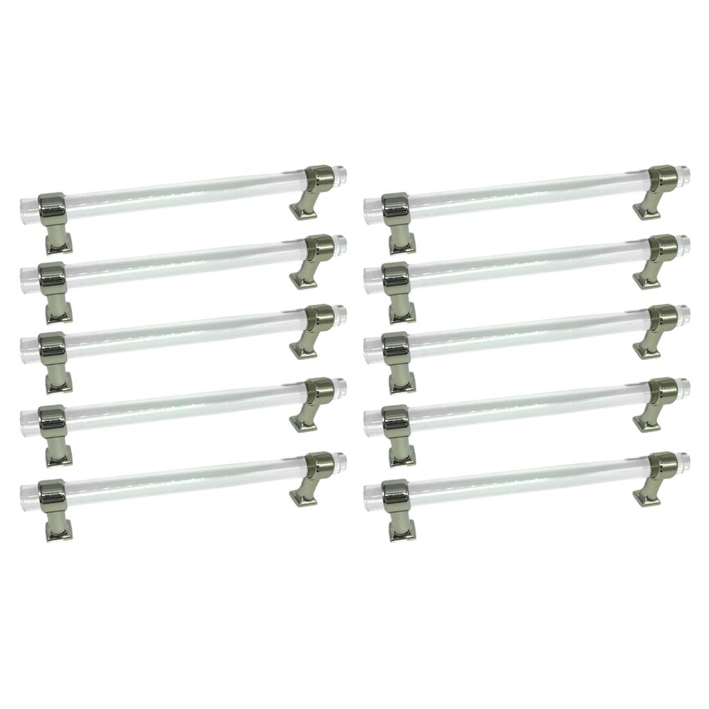 10 Máy Tính Sáng Tạo Acrylic Cửa Kéo Núm Tủ Ngăn Kéo Tủ Tay Cầm Phần Cứng