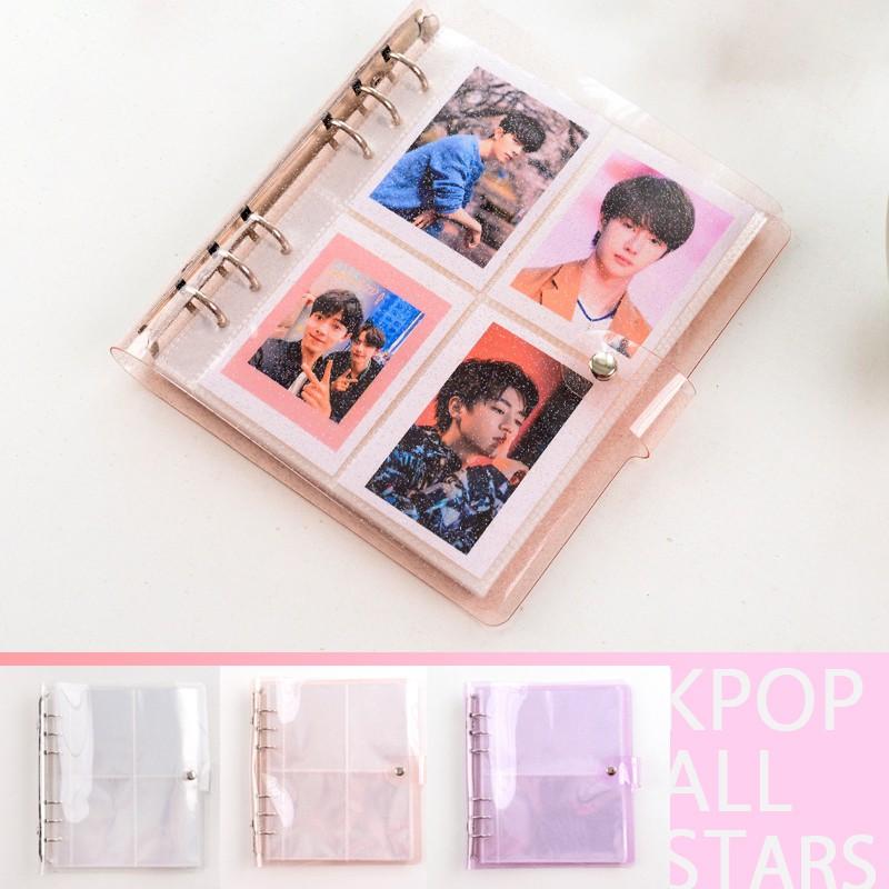 Sổ đựng card Binder nhũ vuông A5 lùn kèm sheet đựng card