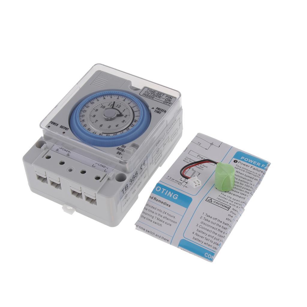 Analog Time Switch for Outdoors, Socket Switch,