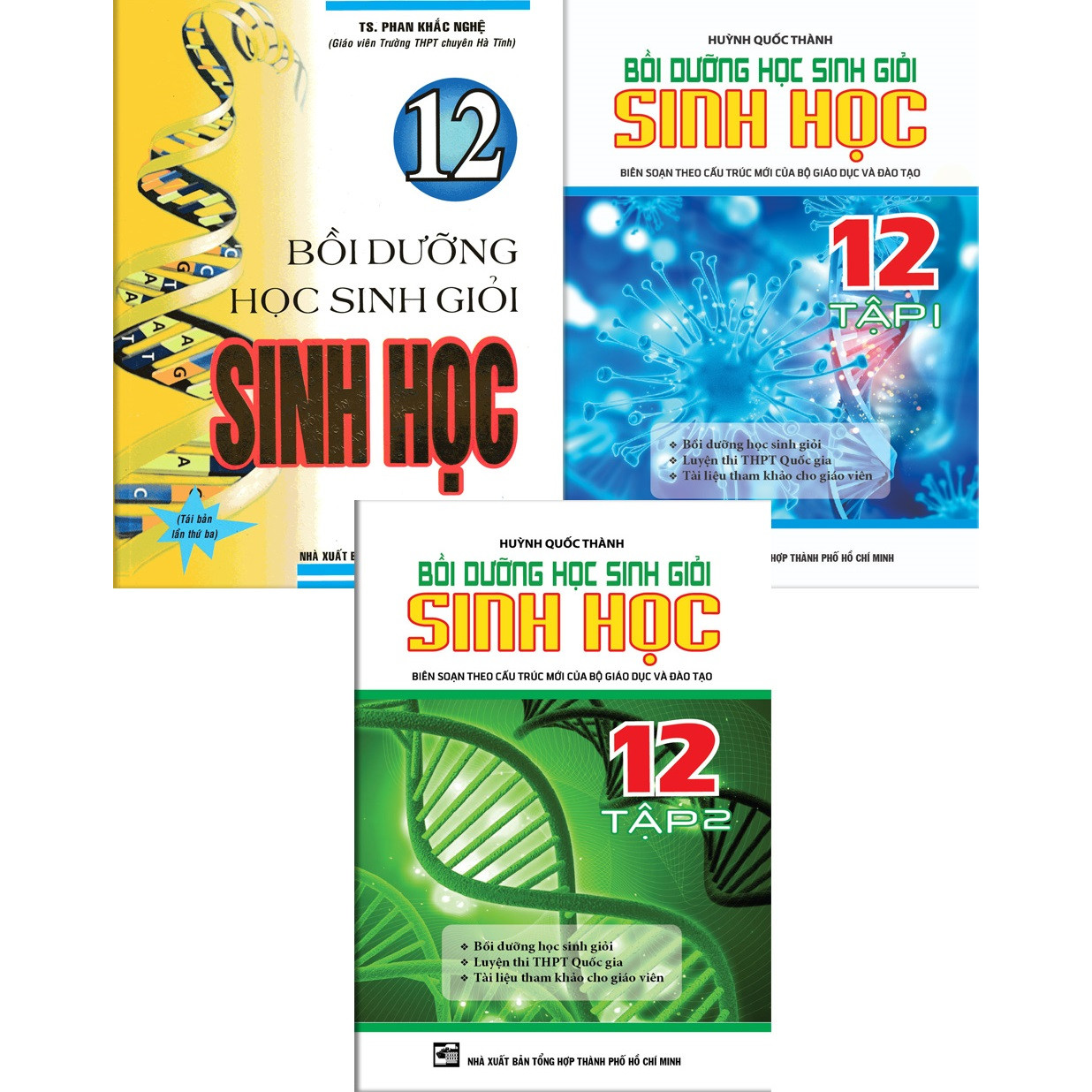 Combo 3 Cuốn Bồi Dưỡng Học Sinh Giỏi Sinh Học 12