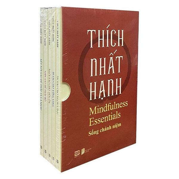 Sách - Boxset Thích Nhất Hạnh - Mindfullness Essentials - Sống Chánh Niệm (Hộp 5 Cuốn)