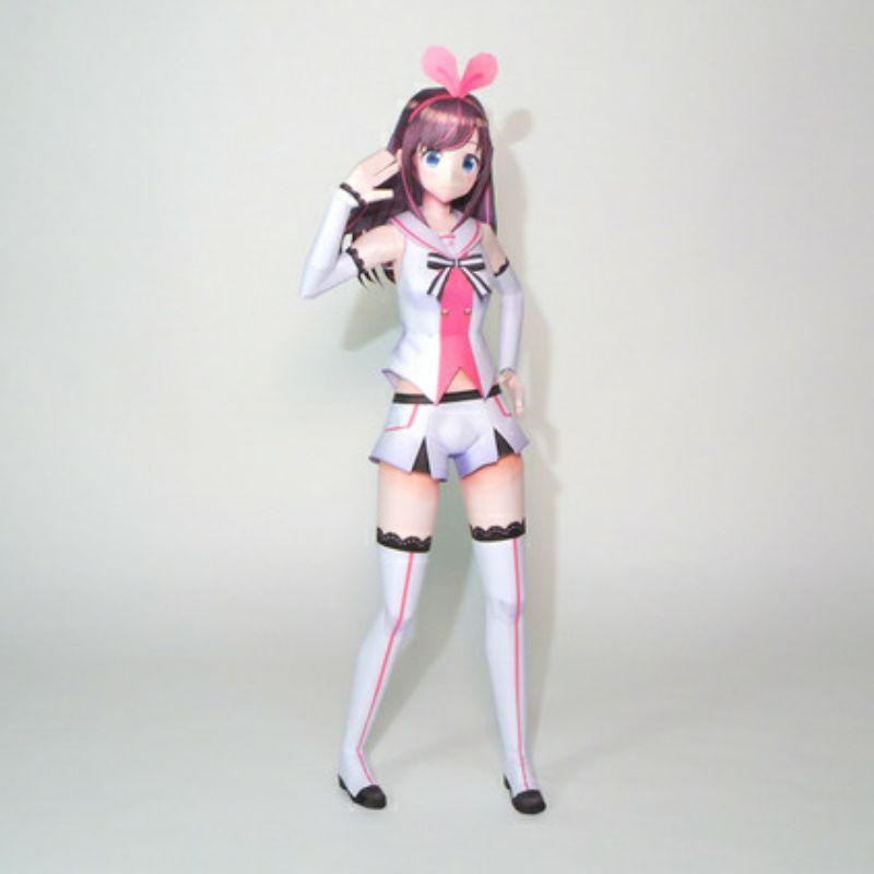 Mô hình giấy anime girl VTuber Kizuna AI ver.1