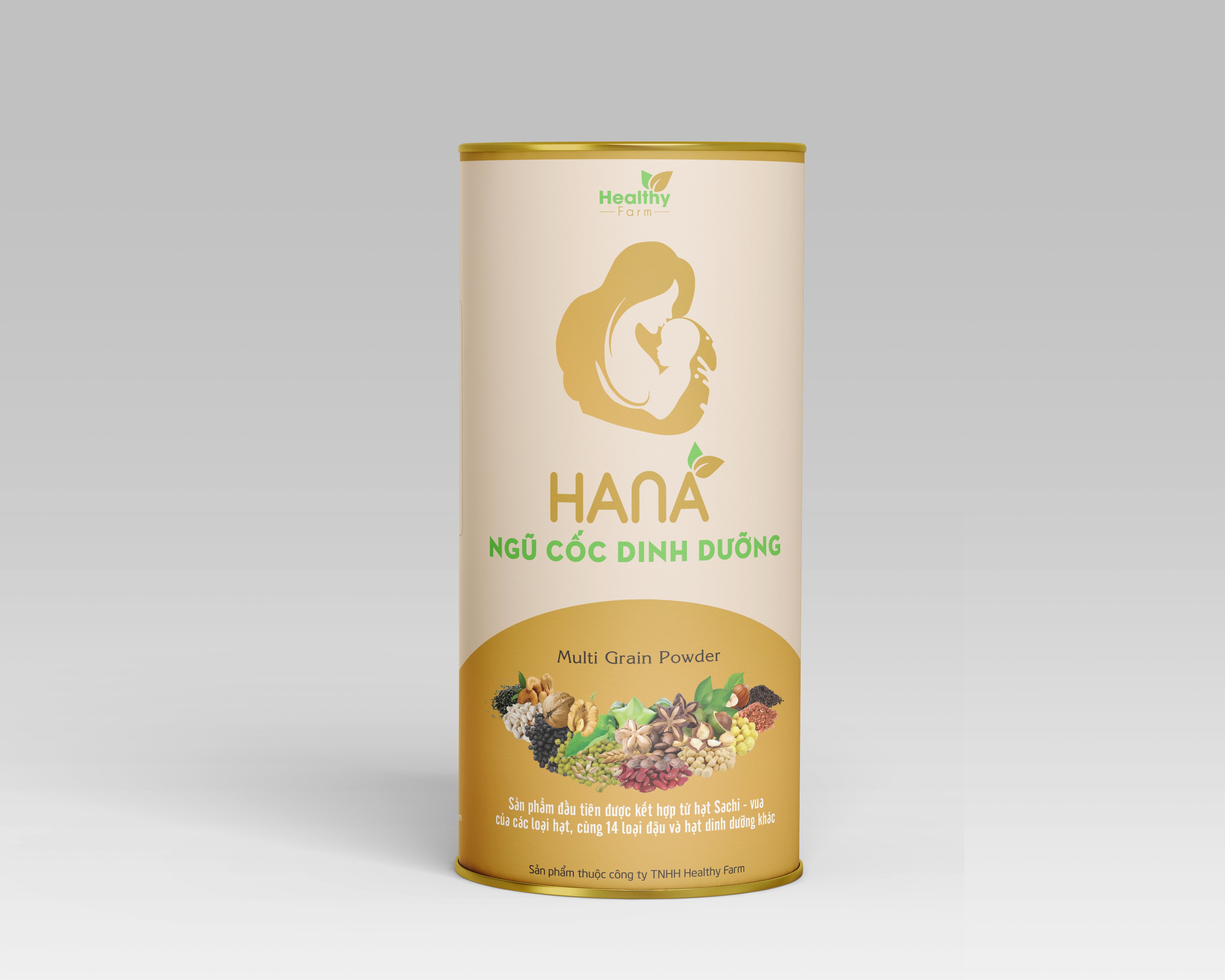 Ngũ Cốc Dinh Dưỡng Lợi Sữa Hana - Healthy Farm 652g