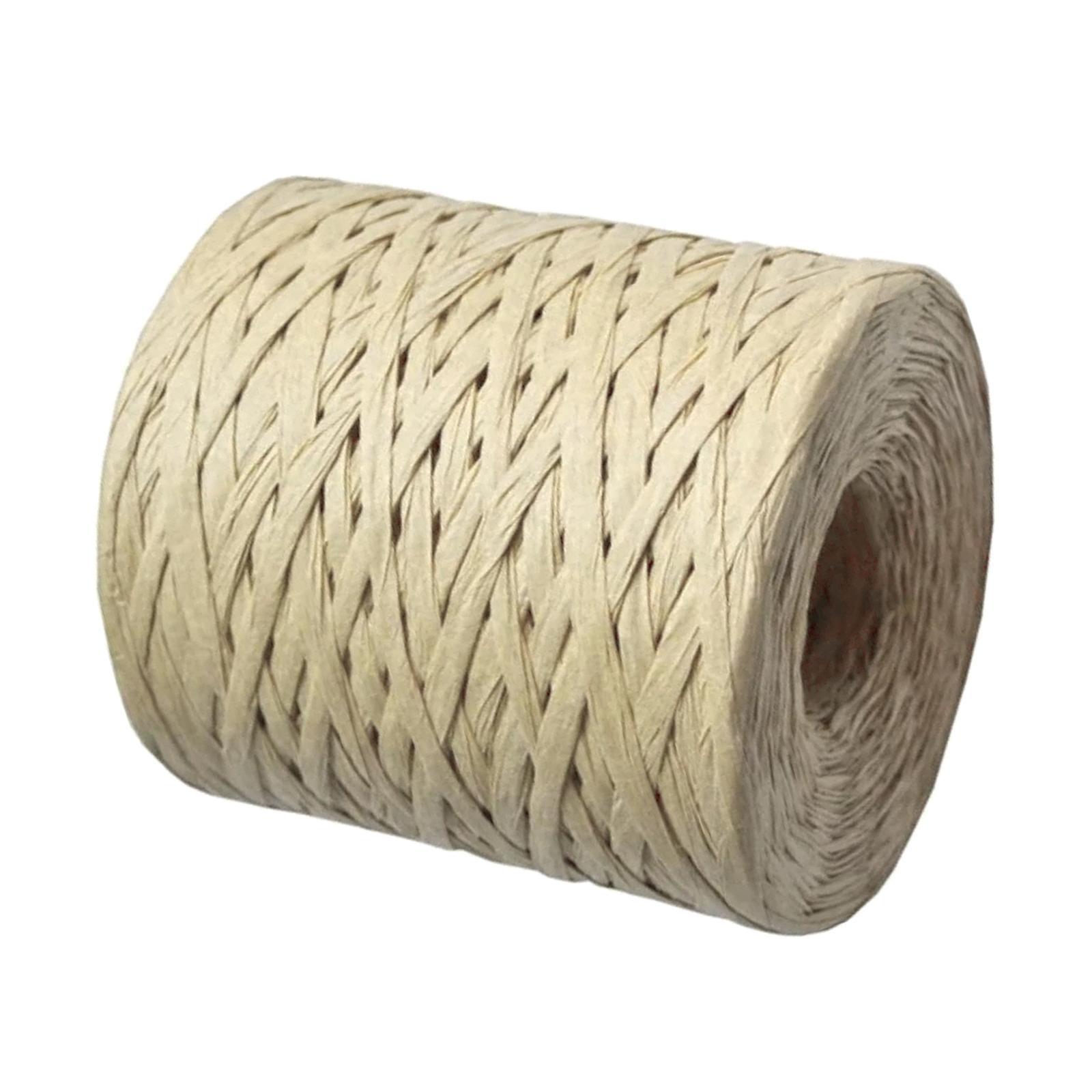 Raffia Paper Ribbon Twine Cord for Gift Wrapping Crafting Weaving Chocolate