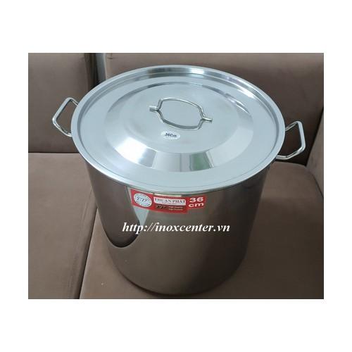 Nồi súp inox 430 - 25 lít/ Kích thước: 32x32 cm - Nồi dung tích lớn đa năng