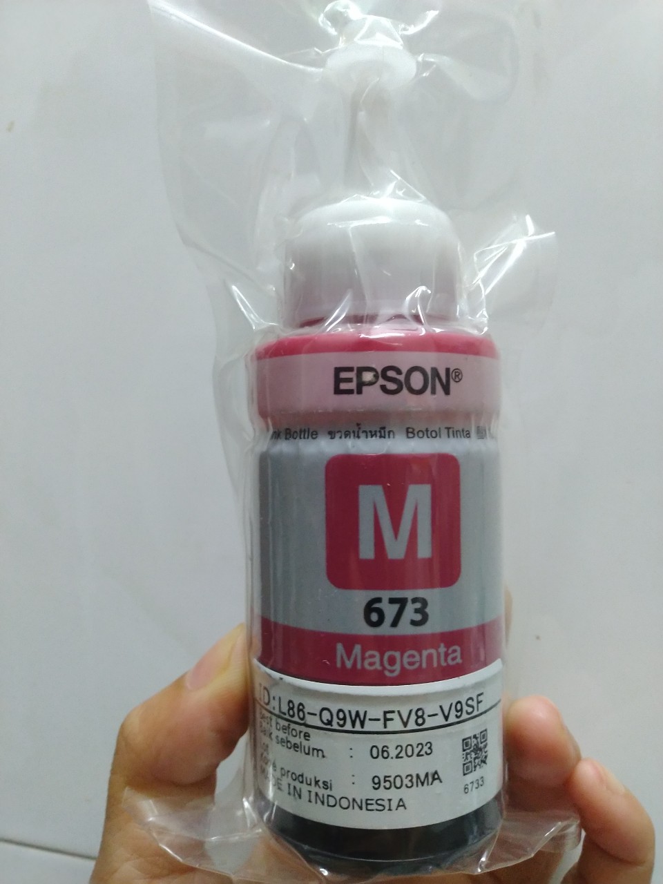 Mực Epson 673 màu đỏ dành cho máy Epson L805 / L850 / L1800 / L810 / L800