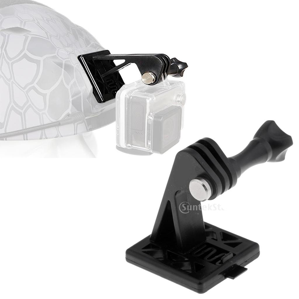 Nylon Helmet Mount Adapter Bracket for Sports Camera Outdoor Hunting Black