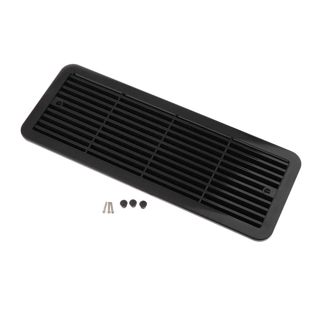 RV Camper Caravan Side Air Vent Outlet Grille Cover WITHOUT FAN - BLACK