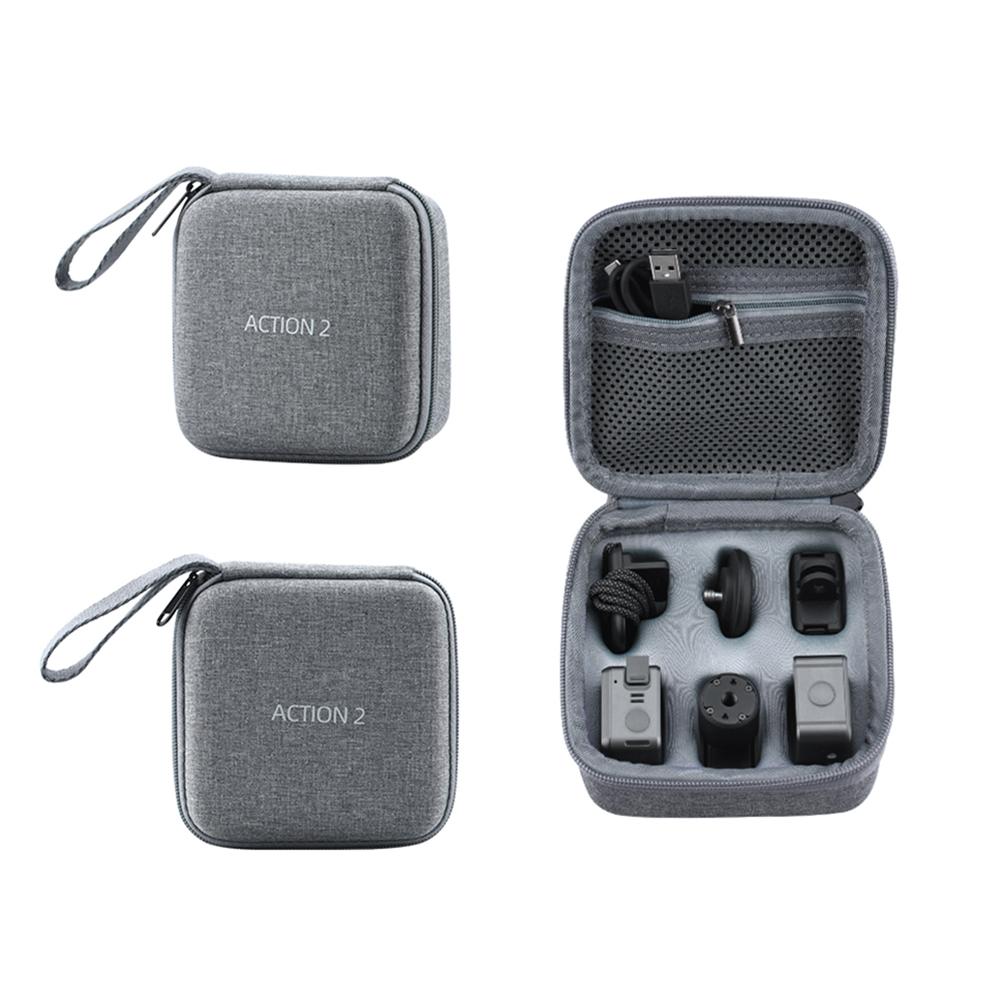 Túi lưu trữ camera thể thao cho DJI hành động 2 Case di động Case Túi xách tổ chức Phụ kiện hộp bảo vệ chống thấm nước