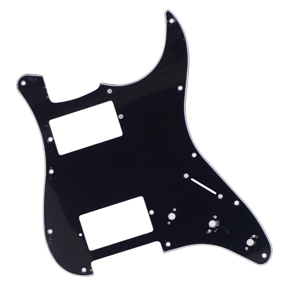 11 Hole Guitar Pick Guard Scratch Plate DIY Replacements Parts Black