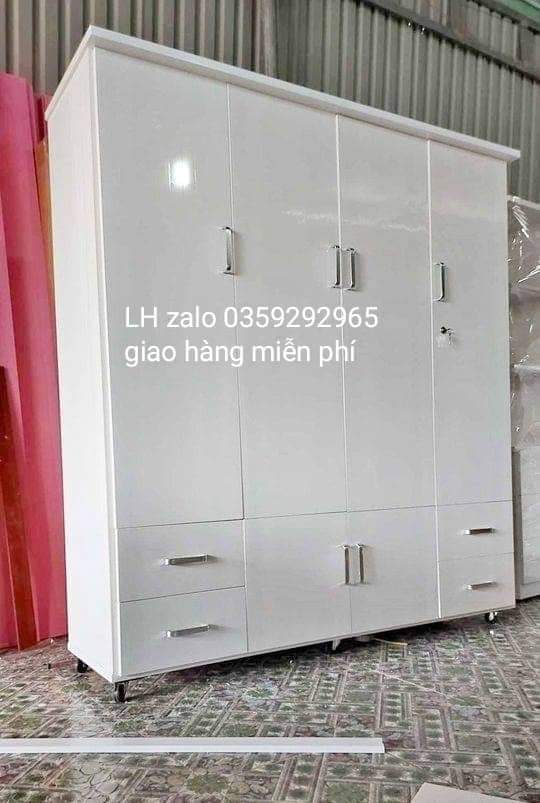 Tủ nhựa đài Loan 4 cánh