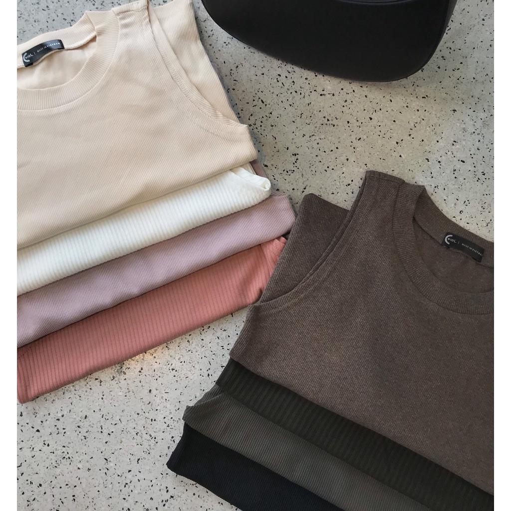 CieL tank top- ĐEN áo ba lỗ nữ