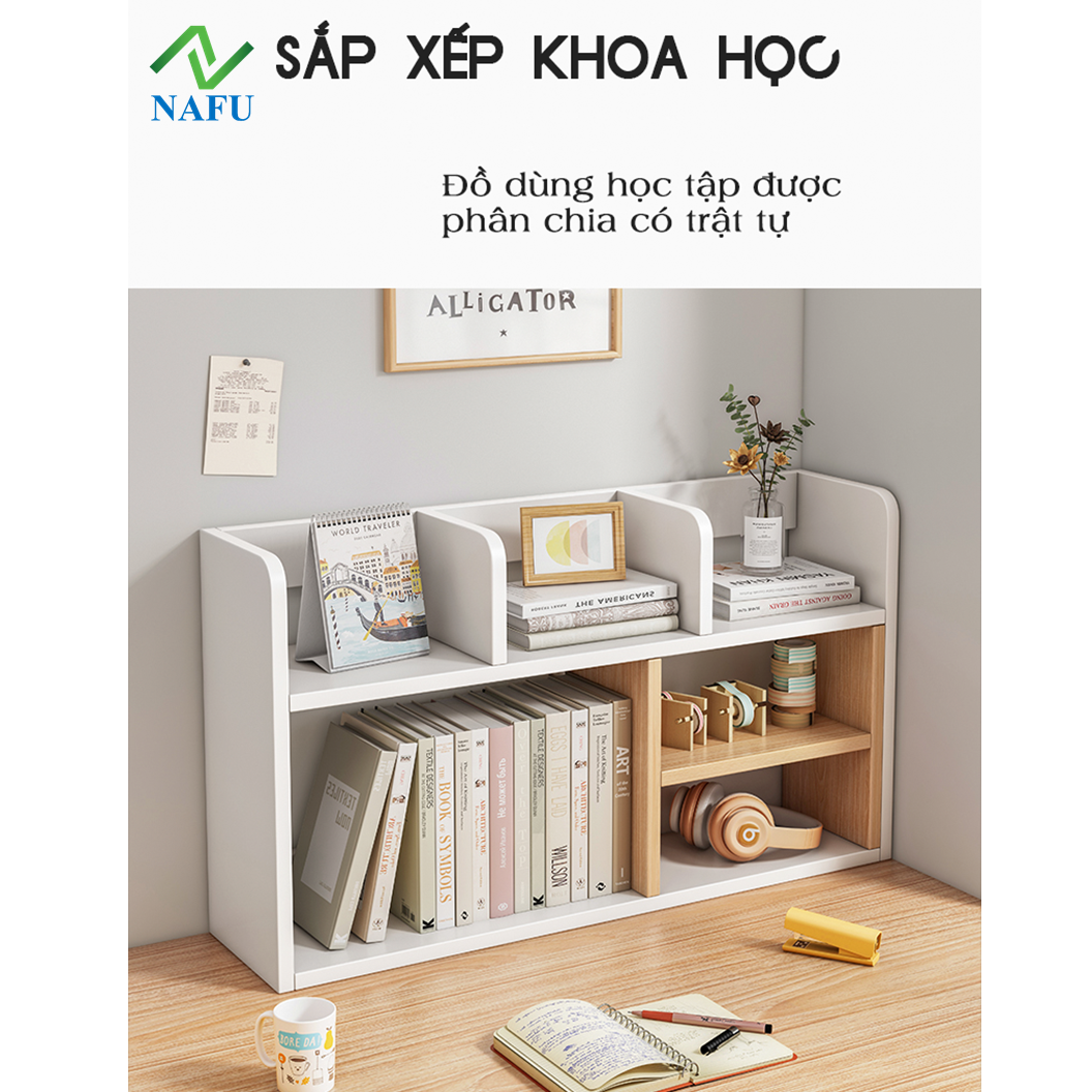 Kệ Sách, Giá Sách Để Bàn SAI SHAN Nhiều Ngăn Thông Minh Tiện Lợi GP157