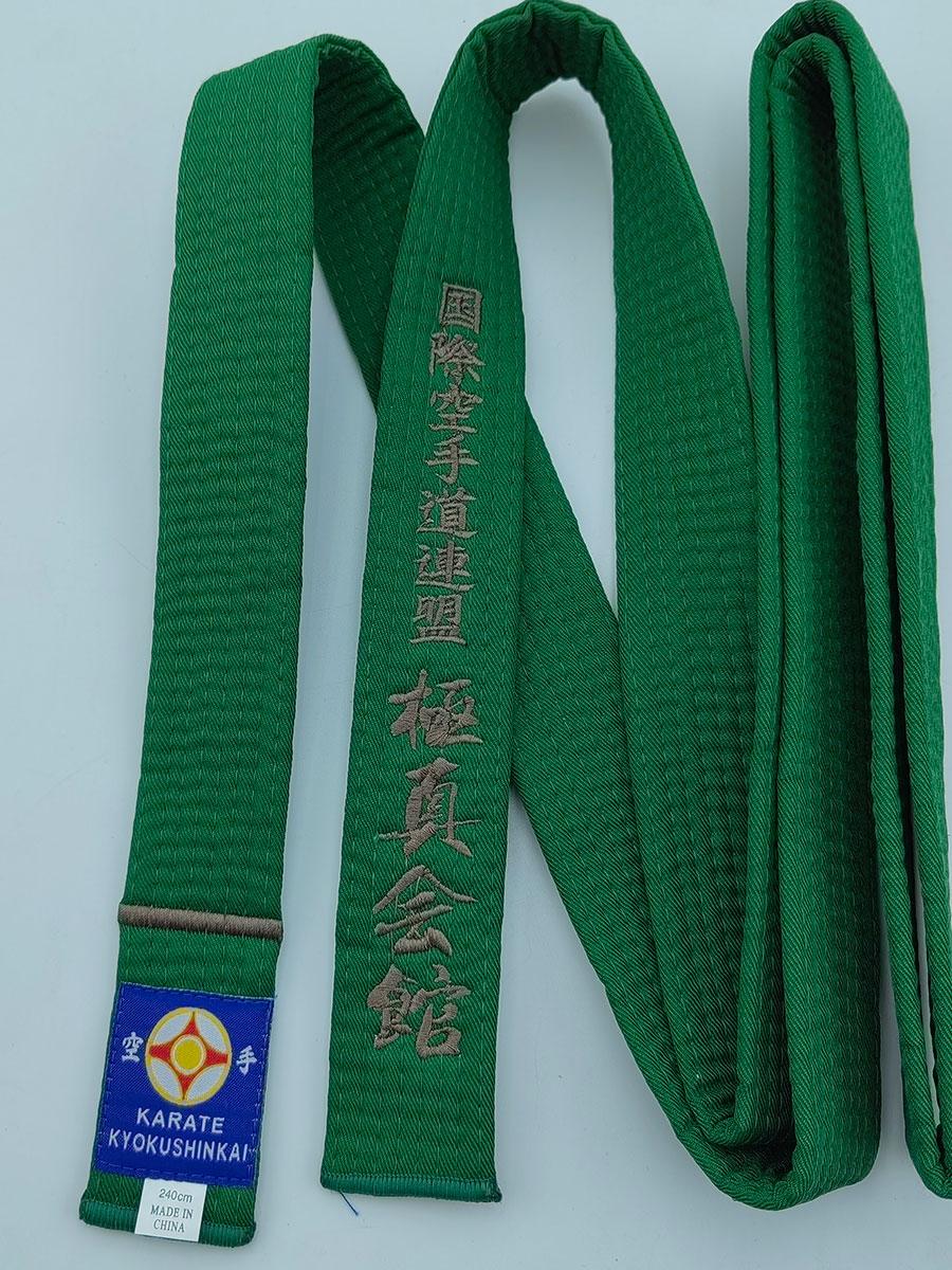 Liên đoàn Karate quốc tế Kyokushi Thể thao Thể thao, Võ thuật Unisex Xử lý tùy chỉnh Thủ môn thêu thư logo Color: White-Belt Size: 160cm