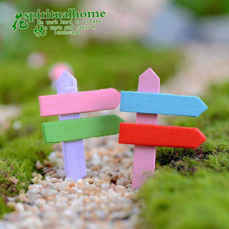Phụ kiện Biển chỉ đường nhiều màu, trang trí tiểu cảnh, DIY, decor, handmade