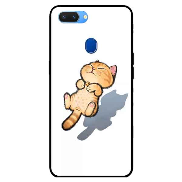 Ốp lưng in cho Realme 2 Mẫu Mèo Vàng