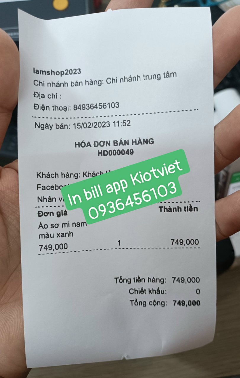 Máy in đơn Livestream, Máy in hóa đơn kết nối điện thoại, Máy in nhiệt K80, Máy in Bill kết nối điện thoại - Hàng Chính Hãng
