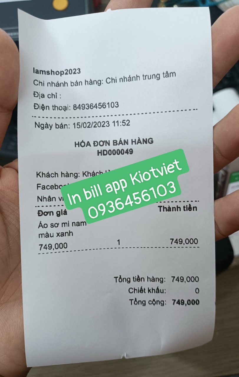 Máy in đơn Livestream, Máy in hóa đơn kết nối điện thoại, Máy in nhiệt K80, Máy in Bill kết nối điện thoại - Hàng Chính Hãng