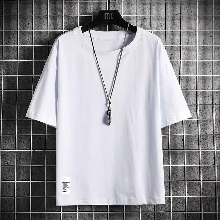 ÁO THUN TAY LỠ UNISEX IN LOGO ĐẶT BIỆT PHONG CÁCH - FREESIZE DƯỚI 75KG