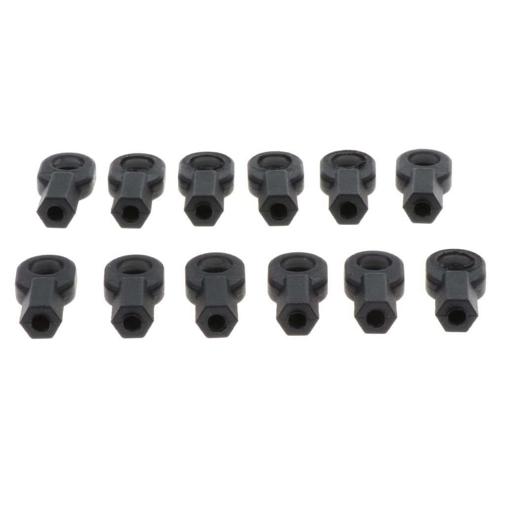 12 Pieces M3 5347 Ball Rod Ball Head Sleeve Buckle Parallel arm Carbon Rod