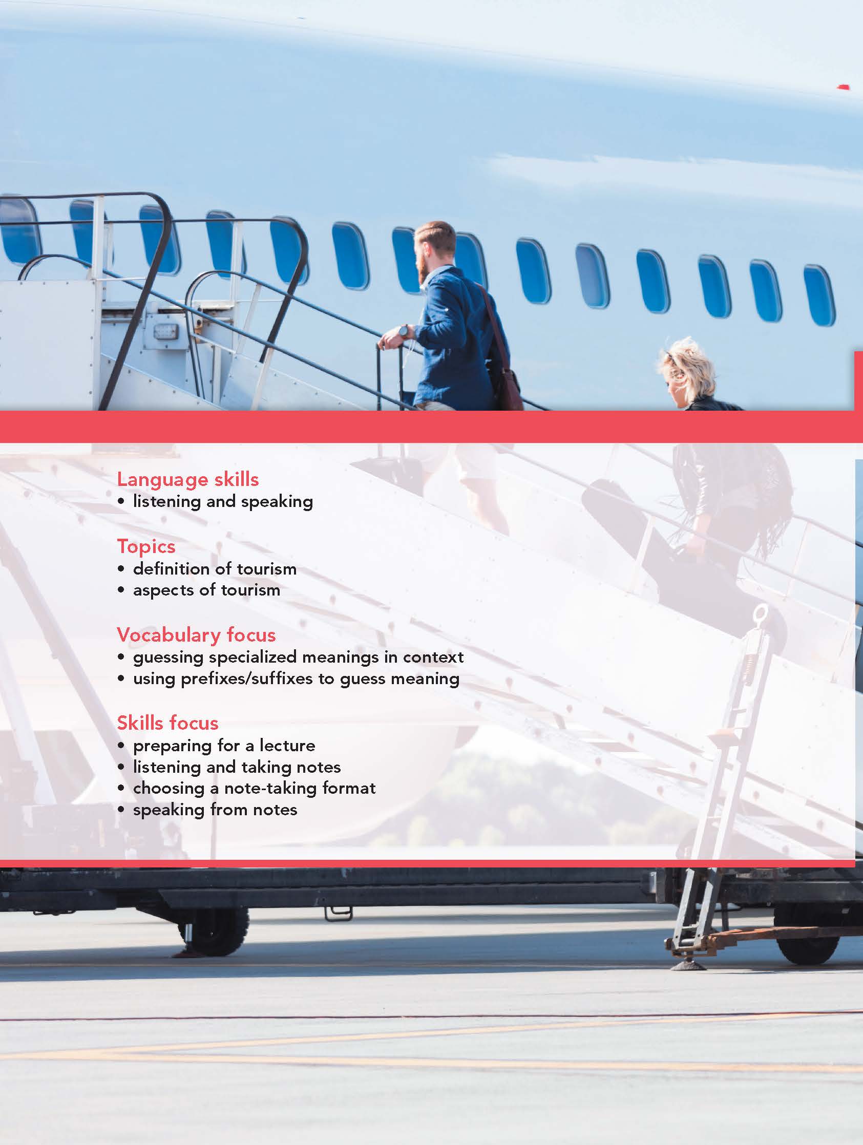 English for Tourism and Hospitality in Higher Education Studies - Course Book