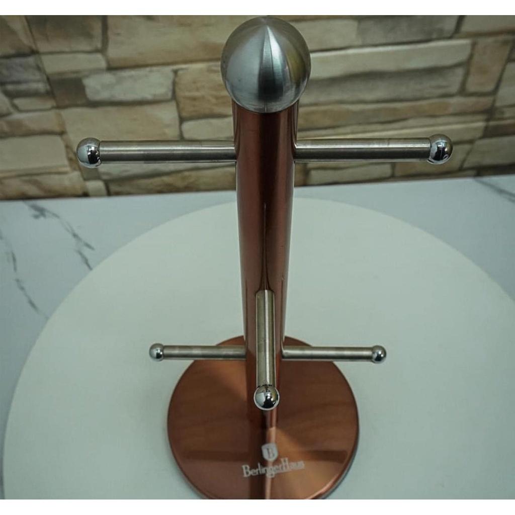 Giá Treo Cốc BERLINGER HAUS BH/1608 Cao 34cm, Chất Liệu Thép Không Gỉ, Phong Cách Hiện Đại, Nhập Đức
