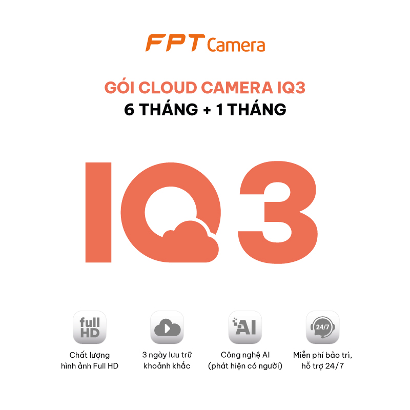FPT Camera PLAY - Camera an ninh thông minh AI - Hàng chính hãng