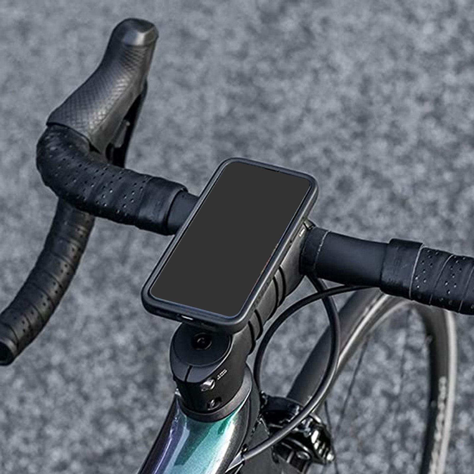 Bike Phone Mount Holder , Handlebar ,Stem Phone Holder Adapter Stable ,Easy Install, Support Motorcycle Handlebar Mount