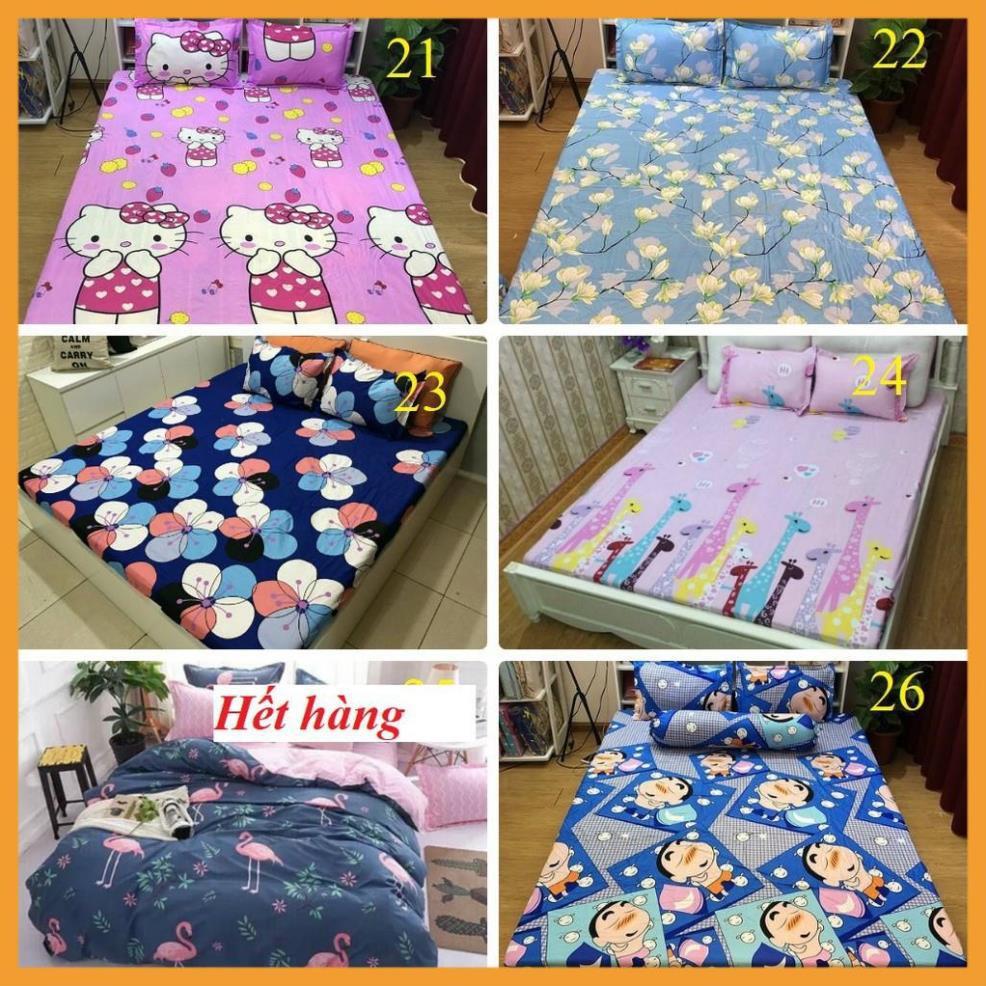Lẻ = sỉ bộ ga chun cotton poly m6 hoặc m8