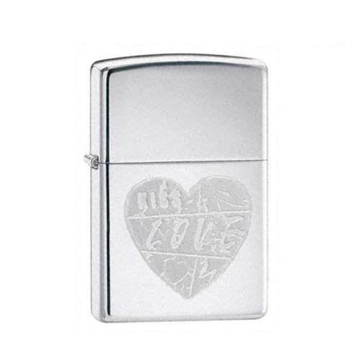 Bật Lửa Zippo For The Love Of Chrome Chính Hãng Usa