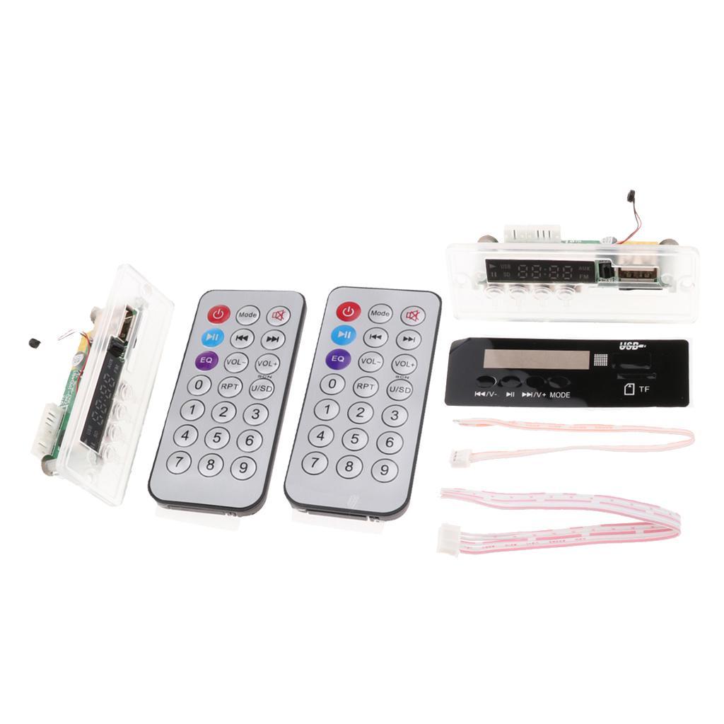 Bluetooth LED MP3 Decoder Board Audio Module USB TF FM Radio Remote